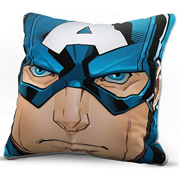 Captain America Grey Retro Superhero Kids Cushion Cover 14 16 18 20 22 24 inch